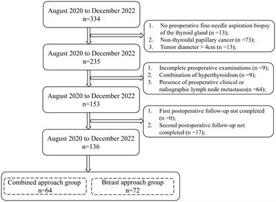 Prophylactic central lymph node dissection in cN0 papillary thyroid cancer: a comparative study of via breast and transoral approach versus via breast approach alone